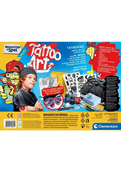 64329 Bilim ve Oyun - Dövme Sanatı +8 Yaş modelleri