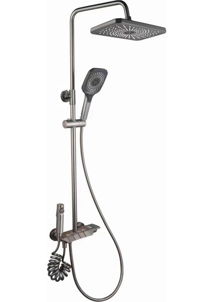 Piano Bataryalı Tepe Başlıklı Duş Seti