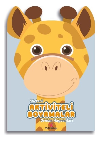 Stickerli Aktivite ve Boyamalar Orman Hayvanları