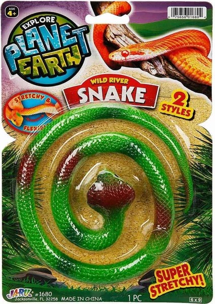 Planet Earth Esnek Yılan Figürü - S01001680 - 1 Adet Stokta Olan Gönderilir