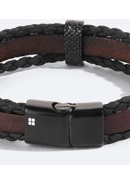 Erkek Kahve Deri Bileklik B009601 modelleri