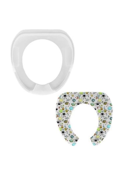 Softy Jumbo Kids Çocuk-Bebek Yanlardan Tutmalı Yumuşak Süngerli Klozet Kapağı Adaptörü