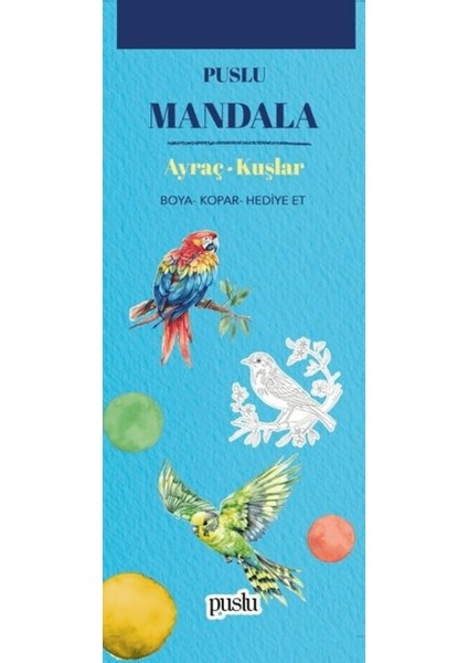 Mandala Ayraç - Kuşlar