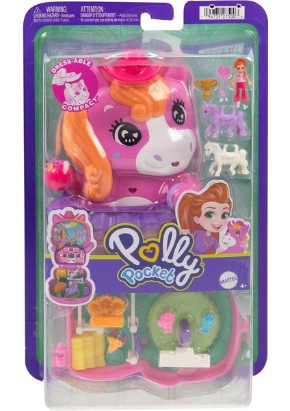 JCR39 Polly Pocket Midilliyle Rodeo Heyecanı Mikro Oyun Seti