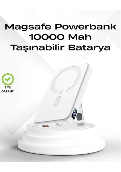 Kablosuz Magsafe Powerbank – iPhone Uyumlu, 10000 Mah, Isı Dağılımlı