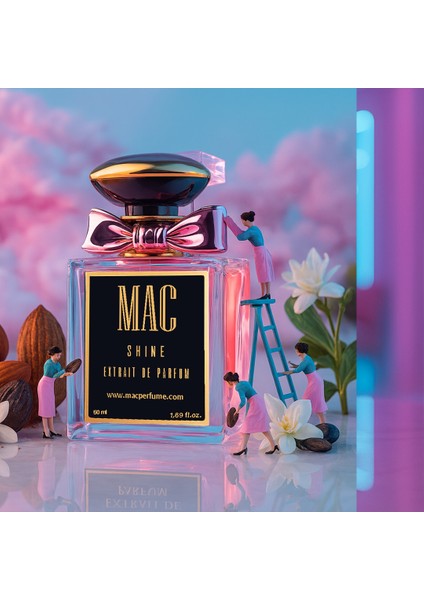 Shine Kadın Parfüm 50 ml | Tatlı – Çiçeksi | Extrait De Parfum