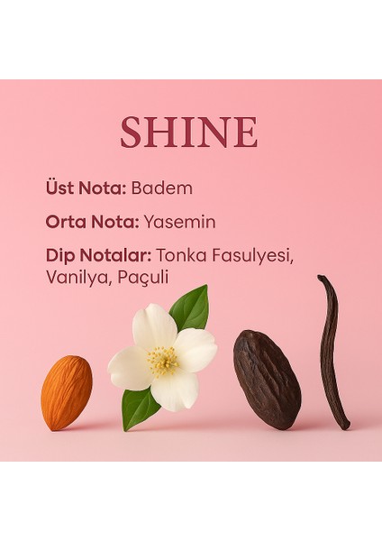Shine Kadın Parfüm 50 ml | Tatlı – Çiçeksi | Extrait De Parfum modelleri