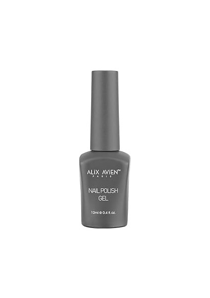 Alix Avien Kahverengi Koyu Kırmızı Kalıcı Oje 106-YOĞUN Renk Veren Oje 12 Ml-Nail Uv Gel Polish