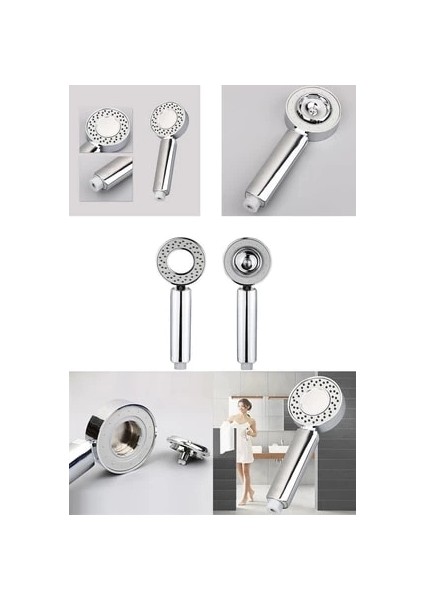 Çift Taraflı Yüksek Basınçlı Su Akıtan Şampuan Hazneli Tasarruflu Duş Başlığı modelleri