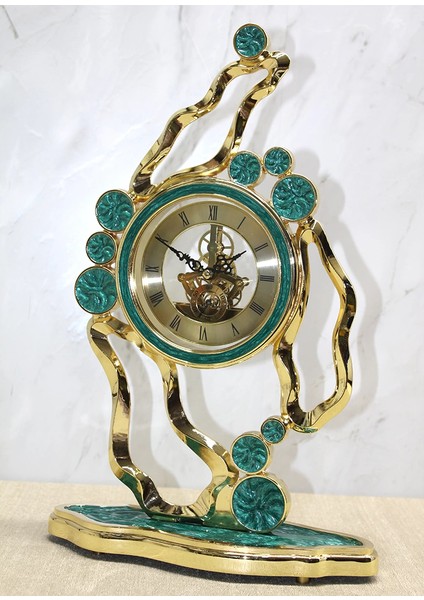 Özel Yeşim Tasarım Masa Üstü Saat