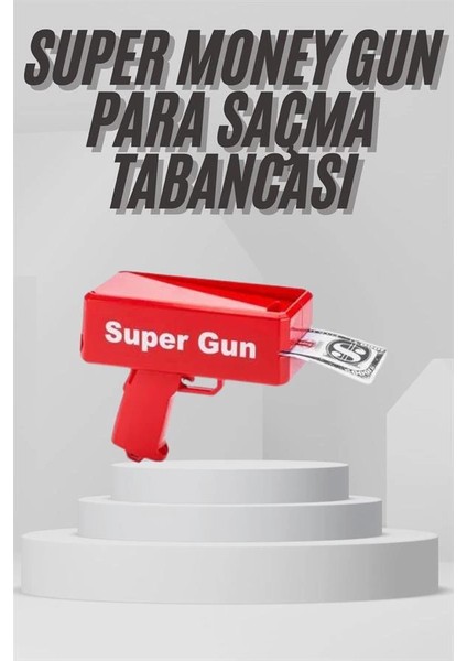 Para Dolar Saçma Para Atma Tabancası Otomatik Kırmızı Oyuncak fiyatları