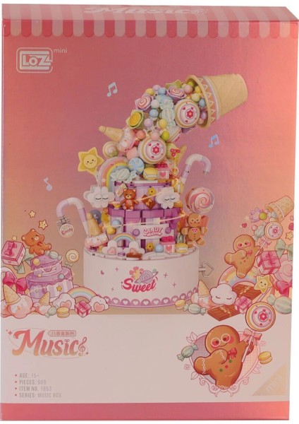 LZ1953 Loz Müzik Kutusu Block Oyuncak 909 Parça fiyatları