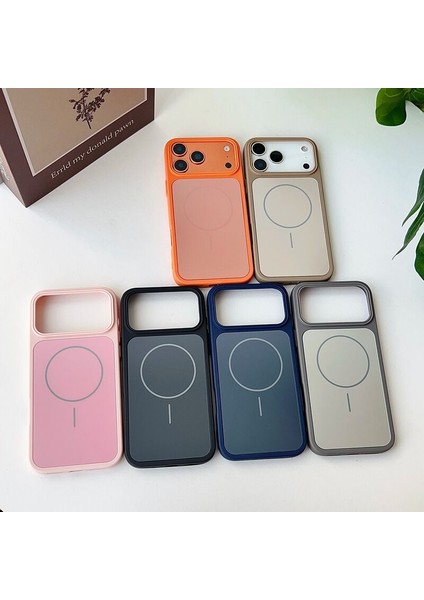 Apple iPhone 14 Uyumlu Kılıf Zebana Elista M-Safe Silikon Kılıf Gri fırsatları