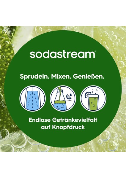 E-Duo Elektrikli Premium Soda Makinesi | "tek Tuşla Gazlandır + 3 Gaz Seviyesi "+Hediye Şuruplar