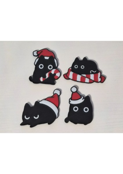 Siyah Kedi Yeniyıl Magneti, Şık ve Sevimli Ev Dekoru Seçeneği fiyatları