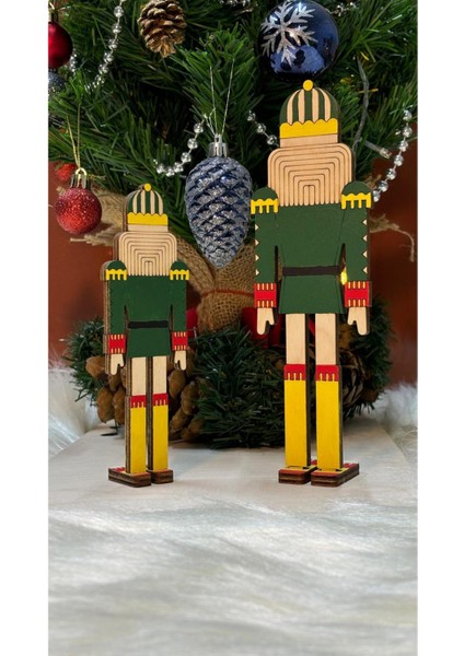 Yeşil Ahşap Kurşun Asker Obje 15 Cm, 1 Adet, Renkli Detaylar fırsatları