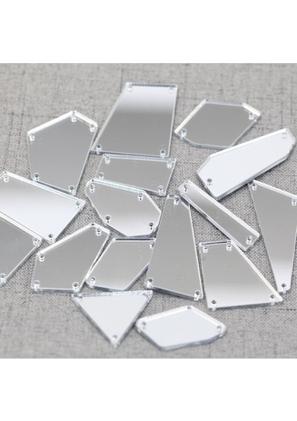 Parlak Akrilik 3cm, 100 Adet, Kot ve Ceket Yapımına Uygun, Şık ve Kullanışlı Malzeme