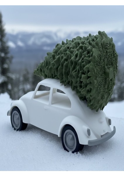 Mini 3D Vosvos ve Yılbaşı Ağacı Dekoratif Figür 11 cm Renk Seçenekleri modelleri