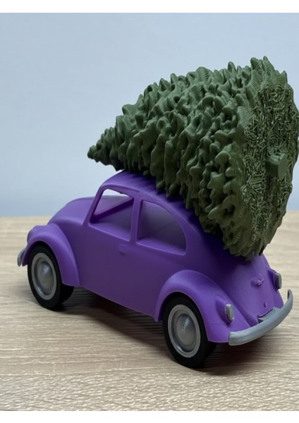 Mini 3D Vosvos ve Yılbaşı Ağacı Dekoratif Figür 11 cm Renk Seçenekleri indirimleri