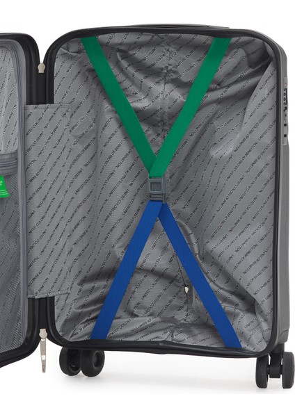 Benetton 8015 Orta Boy Polipropilen Kırılmaz Valiz Tekerlekli Valiz indirimleri