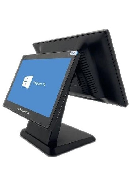 AF-1703 Dual Pos Terminal Çift Ekran Dokunmatik Bilgisayar modelleri
