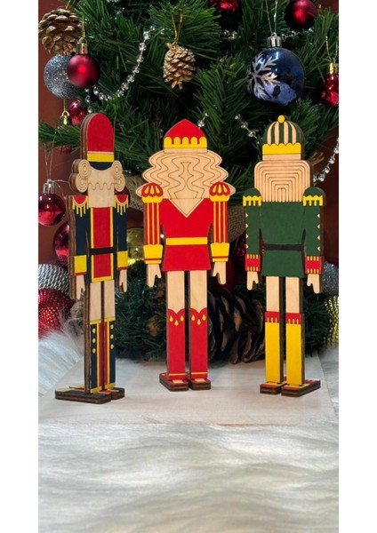 Renkli Ahşap Kurşun Asker Figürü 15 Cm, 1 Adet fırsatları