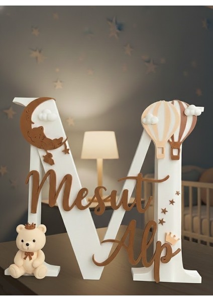 Kişiye Özel Dekoratif Duvar & Masa Süsü | Bebek/çocuk Odası Kapı/oda Isimliği | Doğum Günü Hediyelik fırsatları