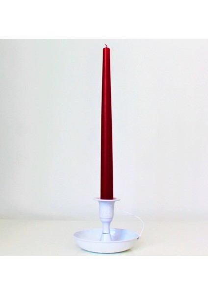 3'lü Kırmızı Gerçek Mum Şamdan, Dekoratif ve Şık Aydınlatma Aksesuarı fiyatları