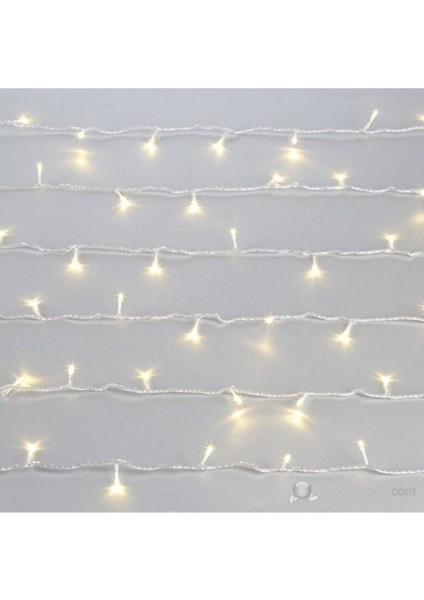 10MT Sarı LED Fişli Ağaç Dekoratif Yılbaşı ve Parti Aydınlatması