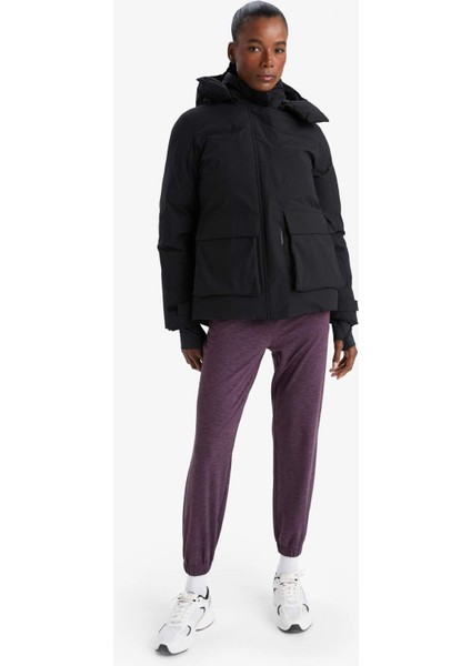 Su İtici Regular Fit Kapüşonlu Fermuarlı Cepli Kışlık Mont C6032AX25WN fiyatları