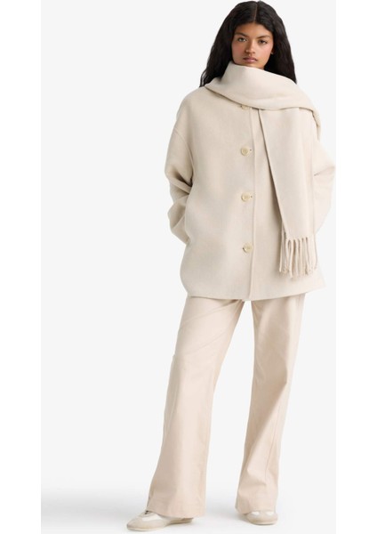 Relax Fit Düğmeli Kaşe KABAN F5573AX25WN fiyatları