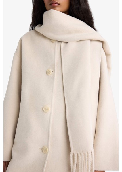 Relax Fit Düğmeli Kaşe KABAN F5573AX25WN indirimleri