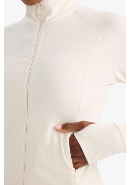 Slim Fit Dar Kesim Dik Yaka İçi Yumuşak Tüylü Hırka G5128AX25AU fırsatları