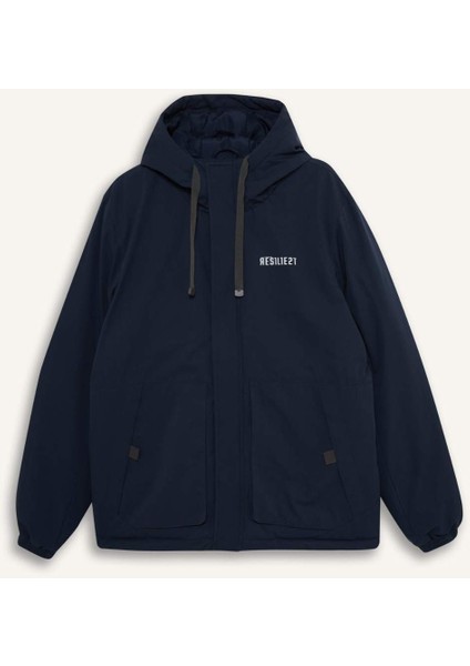 Regular Fit Çıtçıt Kapama İç Cepli Kapüşonlu Fermuarlı Mont C6595AX25AU fırsatları