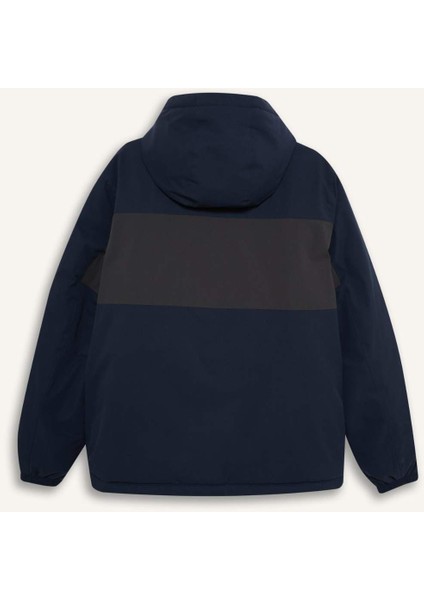 Regular Fit Çıtçıt Kapama İç Cepli Kapüşonlu Fermuarlı Mont C6595AX25AU