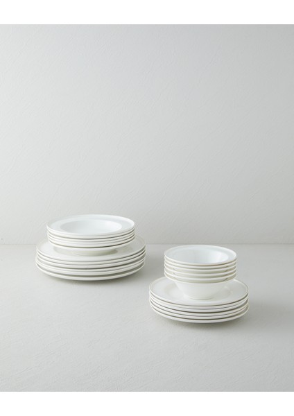 Savanna Bone Porselen Yemek Takımı 24 Parça 6 Kişilik Gold fiyatları