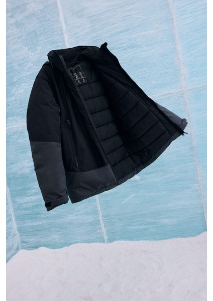 Su İtici Regular Fit Kapüşonlu Fermuarlı Rüzgar Geçirmez Mont E9486AX25WN fiyatları