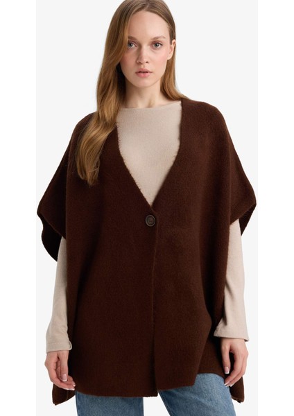 Relax Fit V Yaka Triko Hırka G3049AX25AU