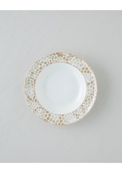 Tierra Bone Porselen Yemek Takımı 24 Parça 6 Kişilik Kahverengi