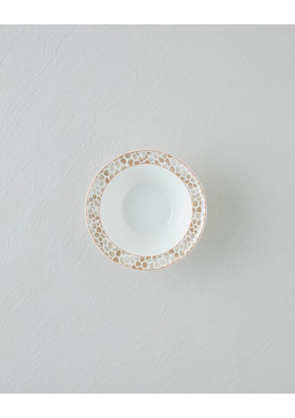 Tierra Bone Porselen Yemek Takımı 24 Parça 6 Kişilik Kahverengi