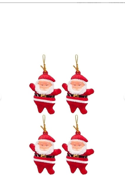 Renkli 15 cm Askılı Figür Yılbaşı Süsü, Dekoratif Ev ve Yılbaşı Dekorasyonu