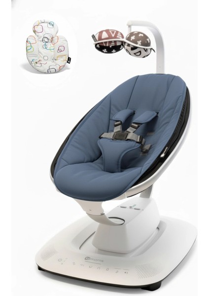 Mamaroo 5.0 Elektrikli Ana Kucağı - Slate Blue + Yenidoğan Destek Pedi indirimleri