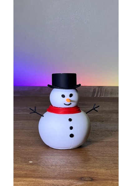 Kış Temalı, Renkli Kardan Adam Mini Figür, Nostaljik Hediyelik, Yılbaşı Süsleri modelleri