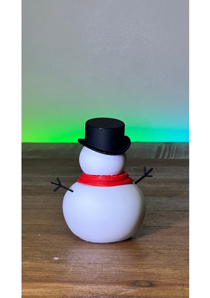 Kış Temalı, Renkli Kardan Adam Mini Figür, Nostaljik Hediyelik, Yılbaşı Süsleri fırsatları