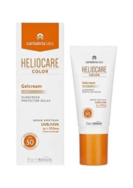Color Gel Cream Light SPF50 50 ml Güneş Koruma Kremi Hafif Renkli Formül fiyatları