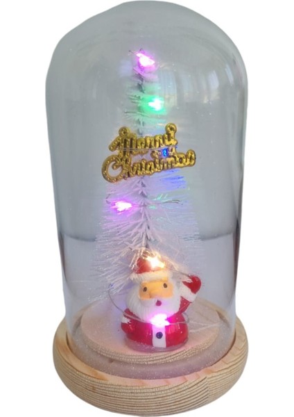 Renkli Işıklı Fanus Içinde Yılbaşı Biblo, 16 Cm, Dekoratif Süs fiyatları
