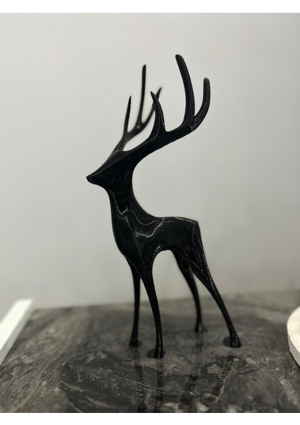 Renkli Dekoratif Geyik Heykeli Çift Set, Şık ve Modern Ev Dekoru Aksesuarı modelleri