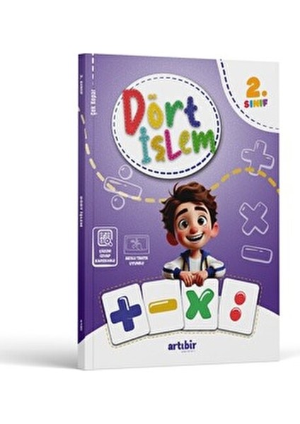 2.sınıf Dört İşlem Matematik Kitabı 80 Sayfa Eğlenceli Öğrenim modelleri