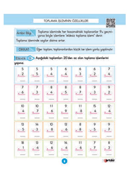 2.sınıf Dört İşlem Matematik Kitabı 80 Sayfa Eğlenceli Öğrenim