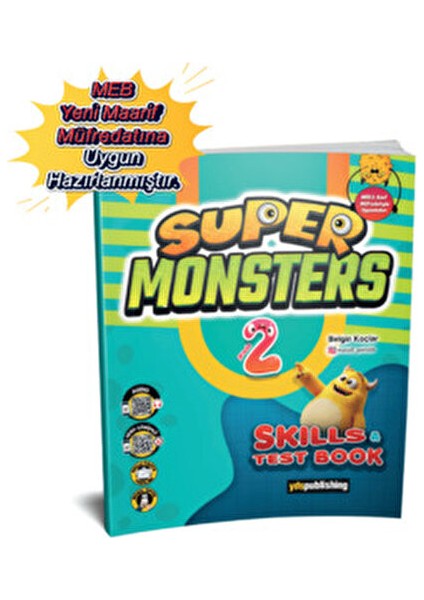 Super Monster Grade 2 Skills&Test Book 120 Sayfa Ciltli Eğitim Kitabı fiyatları